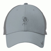 Rose Flower With Leaves Nike Dri-fit Cap | Artistshot