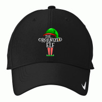 Organized Elf Group Matching Family Christmas Gift Outfit T Shirt Nike Dri-fit Cap | Artistshot