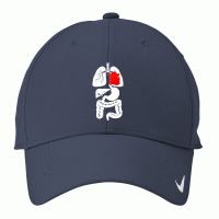 Funny Internal Organ Under The Skeleton Rib Cage Halloween Nike Dri-fit Cap | Artistshot