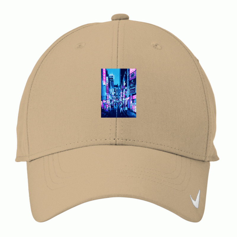 Tokyo Neon Night Synthwave Nike Dri-FIT Cap by Jeff_Nugroho | Artistshot