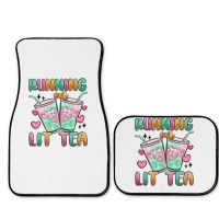 Running On Lit Tea Full Set Car Mats | Artistshot