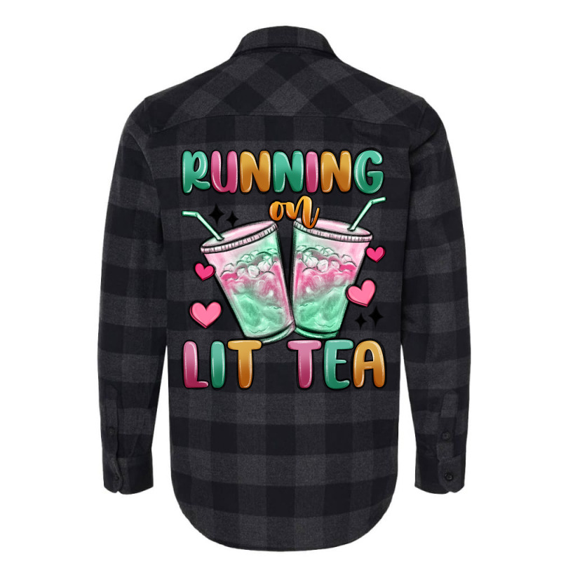 Running On Lit Tea Flannel Shirt | Artistshot