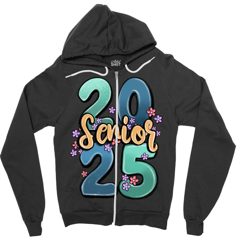 Senior 2025 Zipper Hoodie | Artistshot