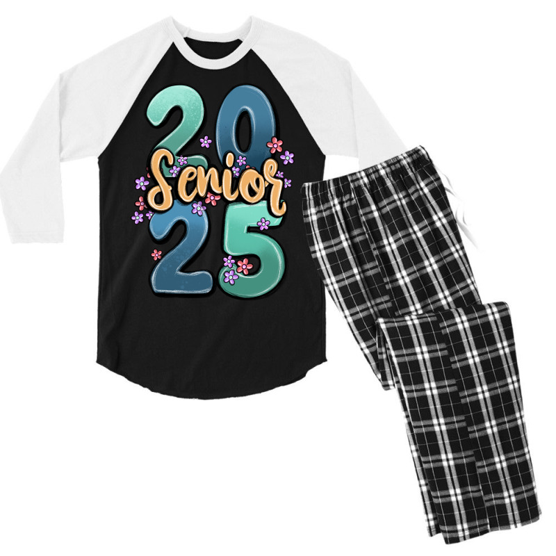 Senior 2025 Men's 3/4 Sleeve Pajama Set | Artistshot