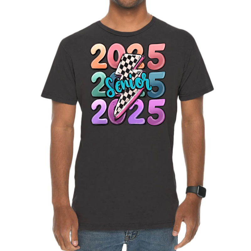 2025 Senior Vintage T-shirt | Artistshot