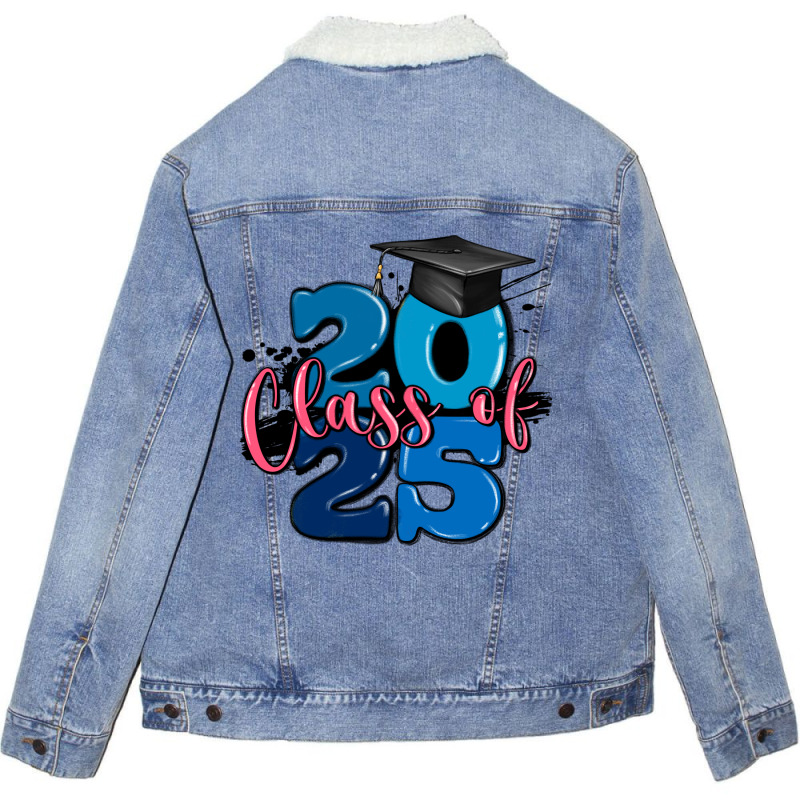 Class Of 2025 Unisex Sherpa-lined Denim Jacket | Artistshot