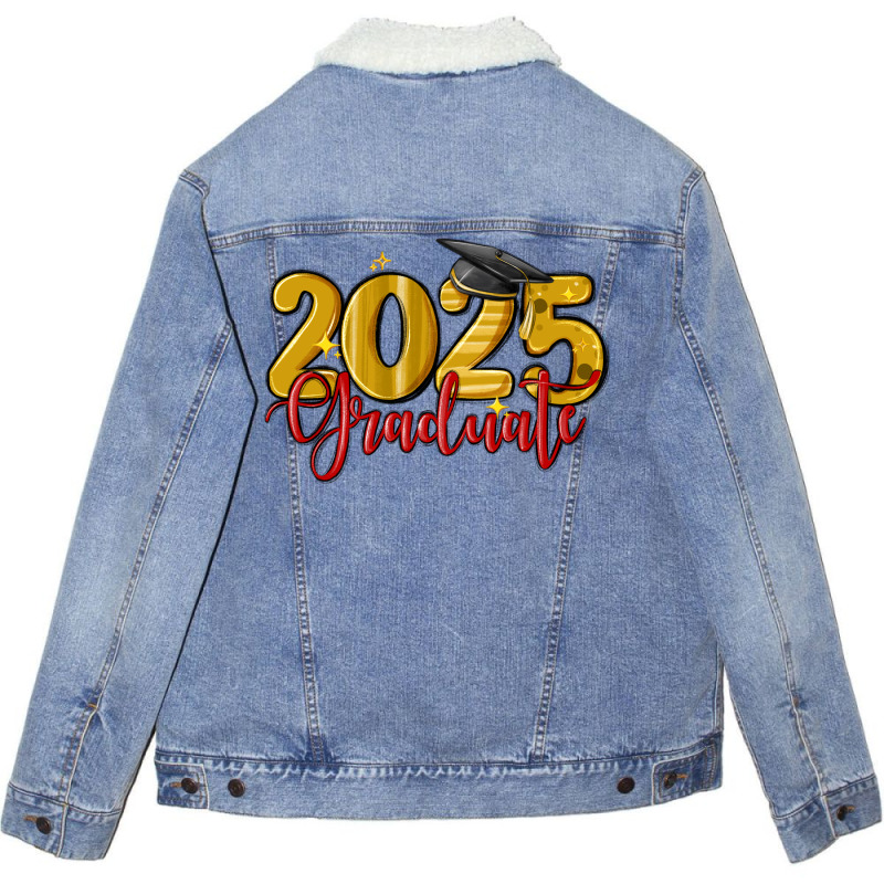 2025 Graduate Unisex Sherpa-lined Denim Jacket | Artistshot