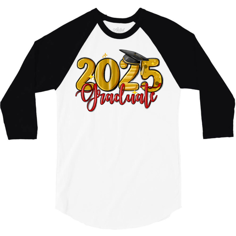 2025 Graduate 3/4 Sleeve Shirt | Artistshot