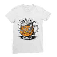 Boo Ze Time For Halloween Ladies Fitted T-shirt | Artistshot