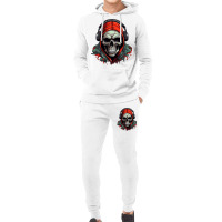 Hip Hop Skull Hoodie & Jogger Set | Artistshot