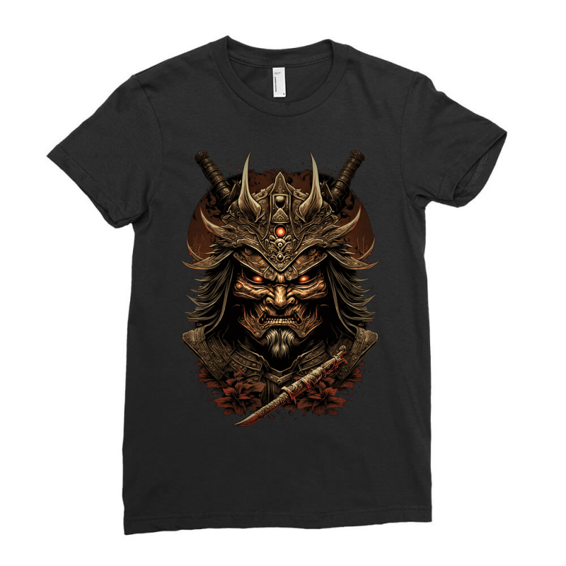 Samurai Ladies Fitted T-Shirt by mailson | Artistshot