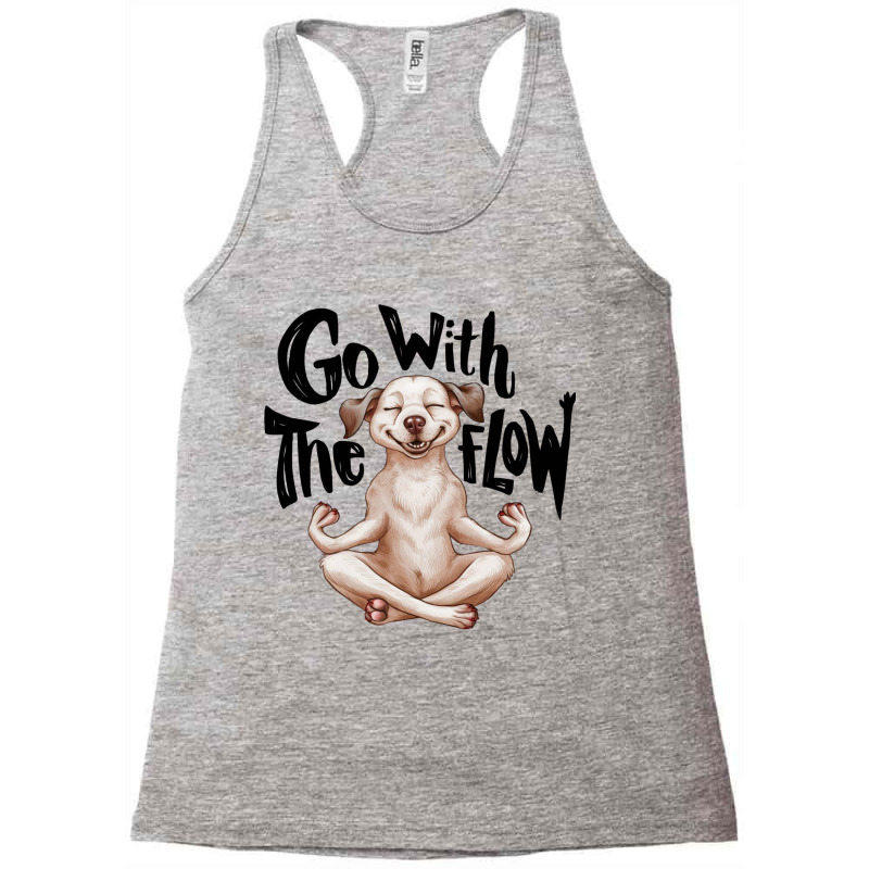 Dog Yoga Racerback Tank by John Nichols | Artistshot