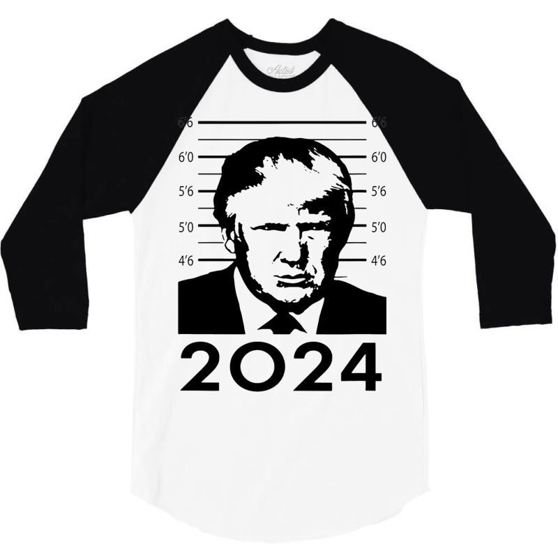 Trump 2024 3/4 Sleeve Shirt | Artistshot