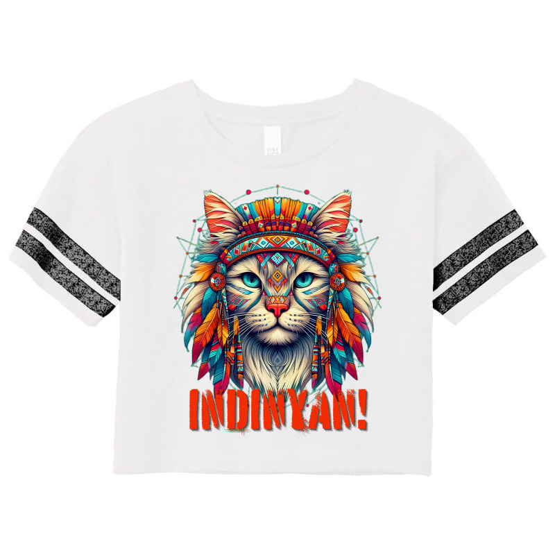 Indinyan - Ancient Neko By Nekowear Scorecard Crop Tee by NekoWear | Artistshot