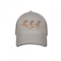 Three Bizarre Reindeer Celebrate Christmas Baseball Cap | Artistshot