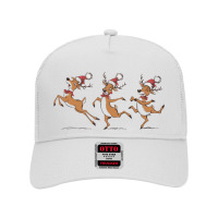 Three Bizarre Reindeer Celebrate Christmas Mesh Back Trucker Hat | Artistshot