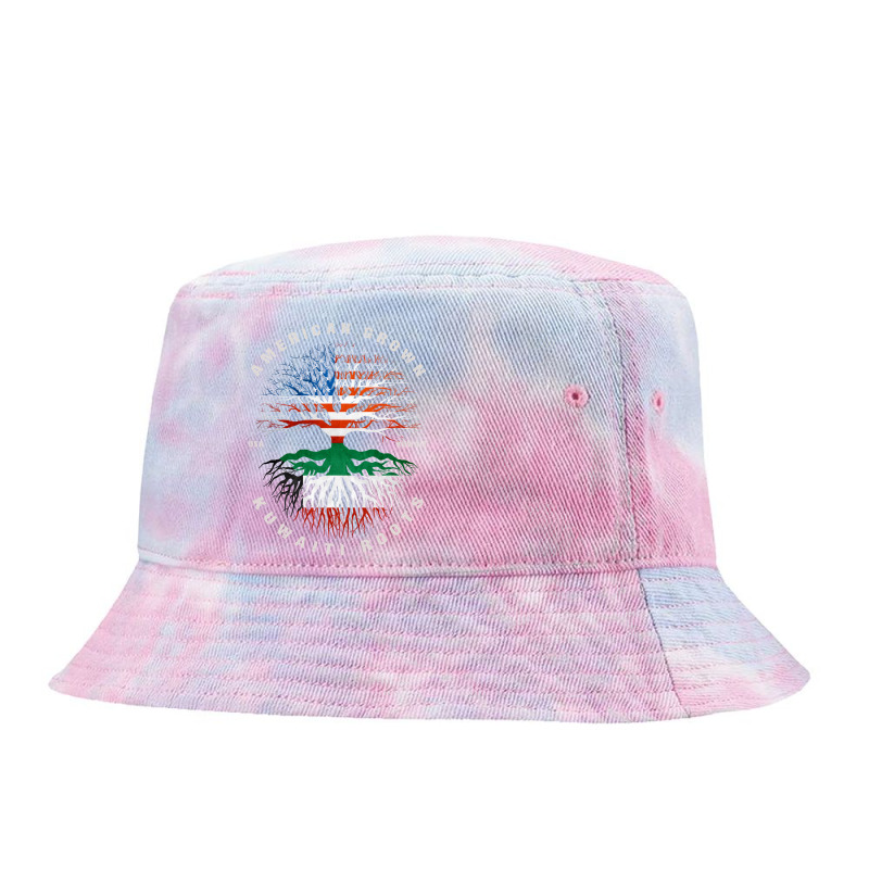 American Grown Kuwaiti Roots Kuwait Flag Tie Dyed Bucket Hat by moteestyle | Artistshot