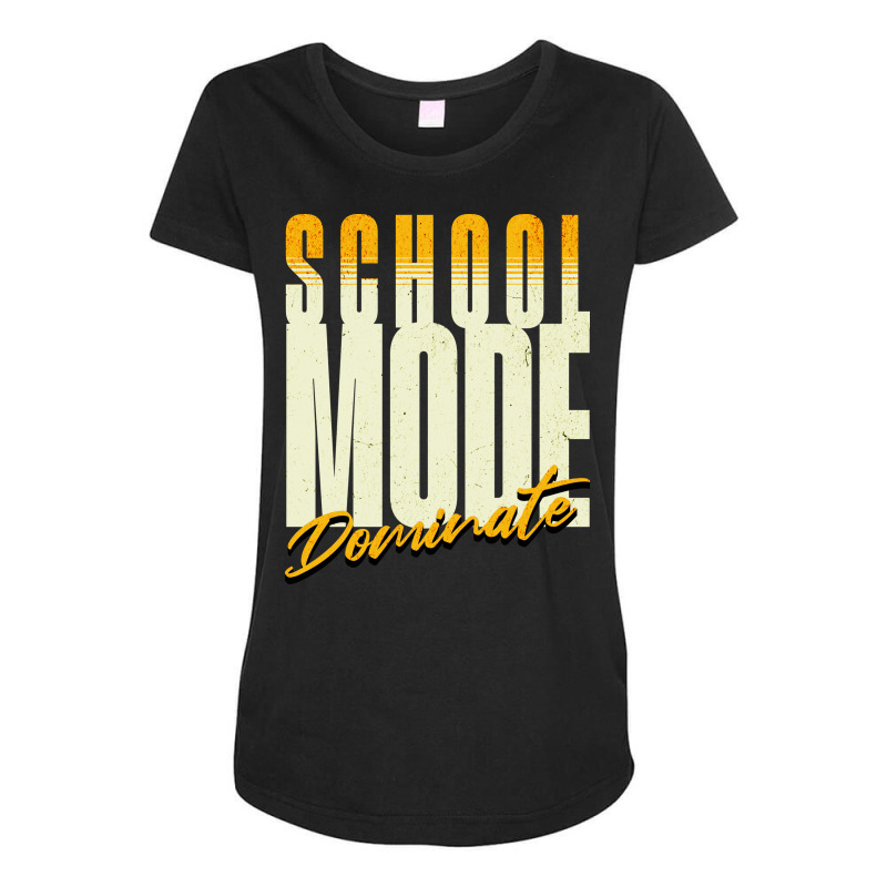 School Mode Dominate Maternity Scoop Neck T-shirt by spreadshirt.com/Wolf shop | Artistshot