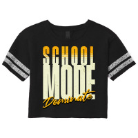 School Mode Dominate Scorecard Crop Tee | Artistshot