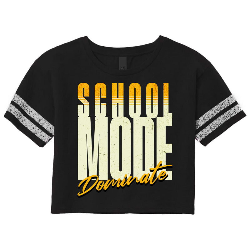 School Mode Dominate Scorecard Crop Tee by spreadshirt.com/Wolf shop | Artistshot