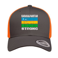 Karakalpakstan Flag Uzbekistan T Shirt Retro Trucker Cap | Artistshot