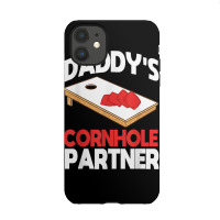 Daddy's Cornhole Partner Father's Day T Shirt Iphone 11 Case | Artistshot