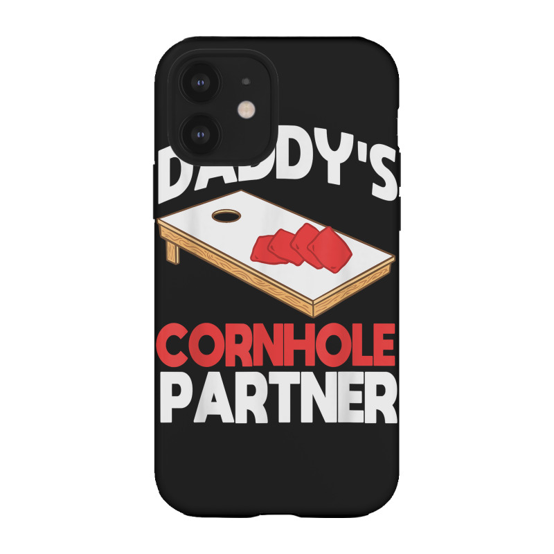 Daddy's Cornhole Partner Father's Day T Shirt Iphone 12 Case | Artistshot