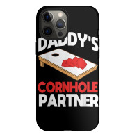 Daddy's Cornhole Partner Father's Day T Shirt Iphone 12 Pro Case | Artistshot