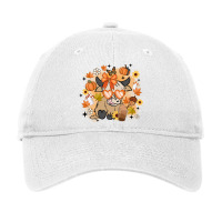 Fall Highland Cow Adjustable Cap | Artistshot