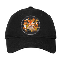 Fall Highland Cow Adjustable Cap - Leatherette Patch | Artistshot