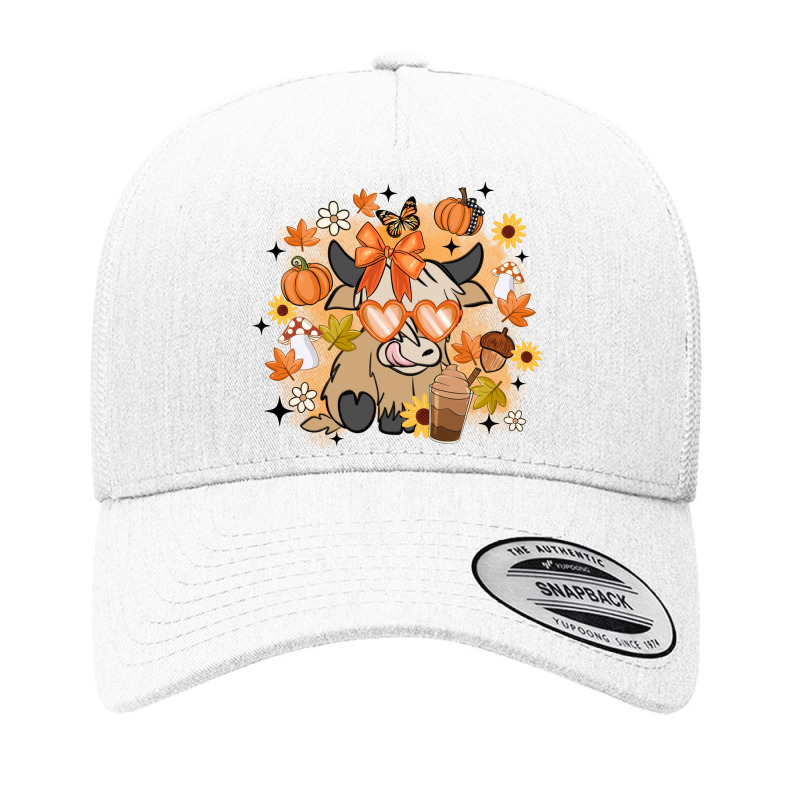 Fall Highland Cow Yupoong Trucker Cap | Artistshot