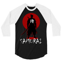 The Might Of The Samurai 3/4 Sleeve Shirt | Artistshot