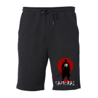 The Might Of The Samurai Fleece Short | Artistshot