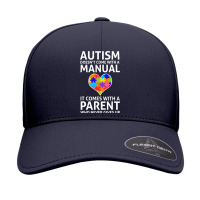 Autism Doesn T Come With A Manual Autism Mom Dad T Shirt Seamless Cap | Artistshot