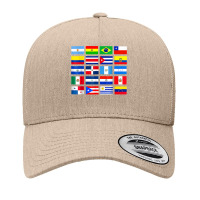 Vintage Latin American Flags Hispanic Heritage Month T Shirt Yupoong Trucker Cap | Artistshot