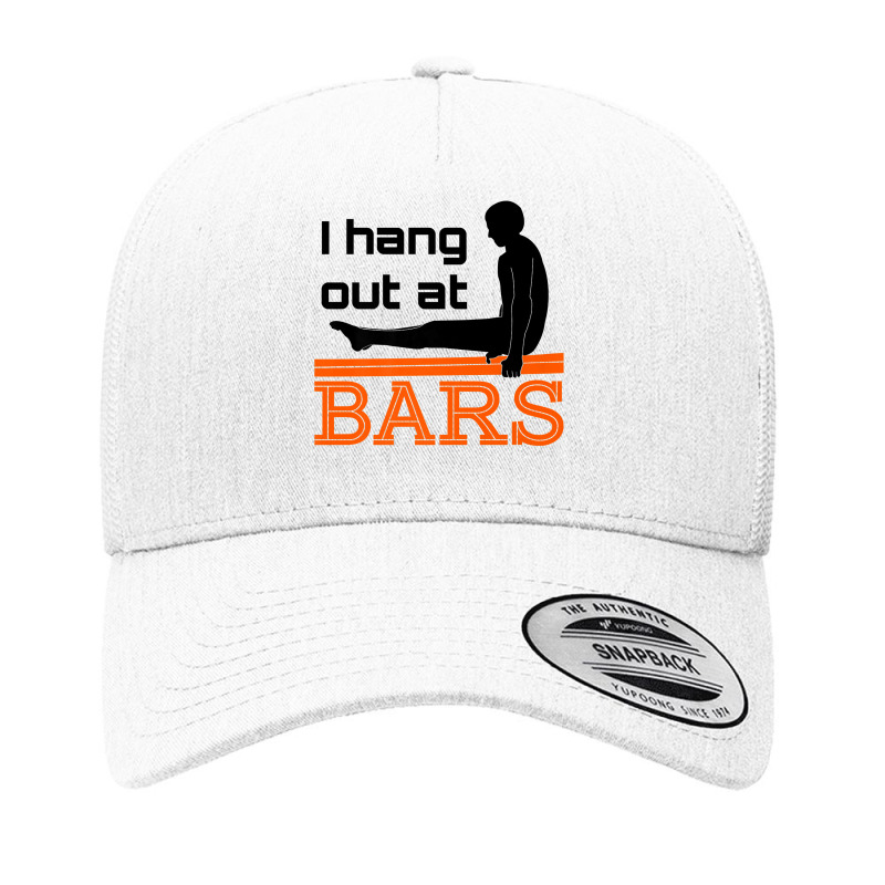 Gymnastics Parallel Bars T Shirt Gifts I Hang Out At Bars Yupoong Trucker Cap by kalerttjay | Artistshot