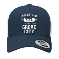 Grove City Xxl Athletic School Property Funny Yupoong Trucker Cap | Artistshot