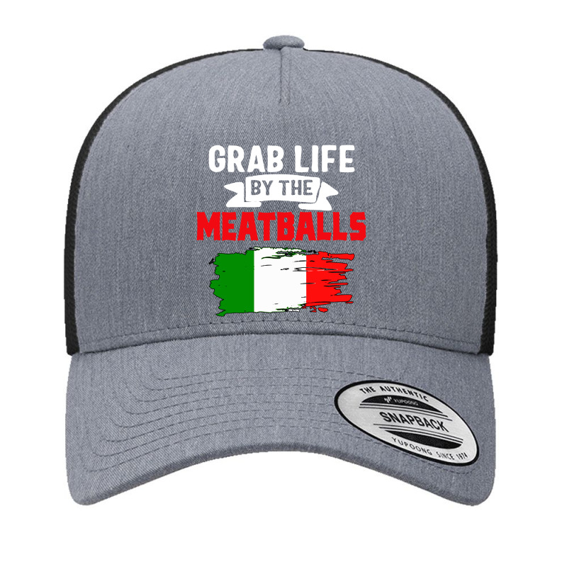 Funny Meatballs, Italian Humor Yupoong Trucker Cap by MickeyMouse | Artistshot