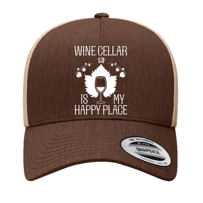 Wine Cellar Happy Sommelier Place Corkscrew Winemaker Winery T Shirt Yupoong Trucker Cap | Artistshot