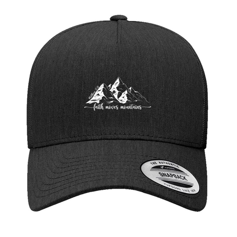 Faith Moves Mountains Matthew 1220 Christian Bold Day Gift Yupoong Trucker Cap by Aria-Proctor | Artistshot