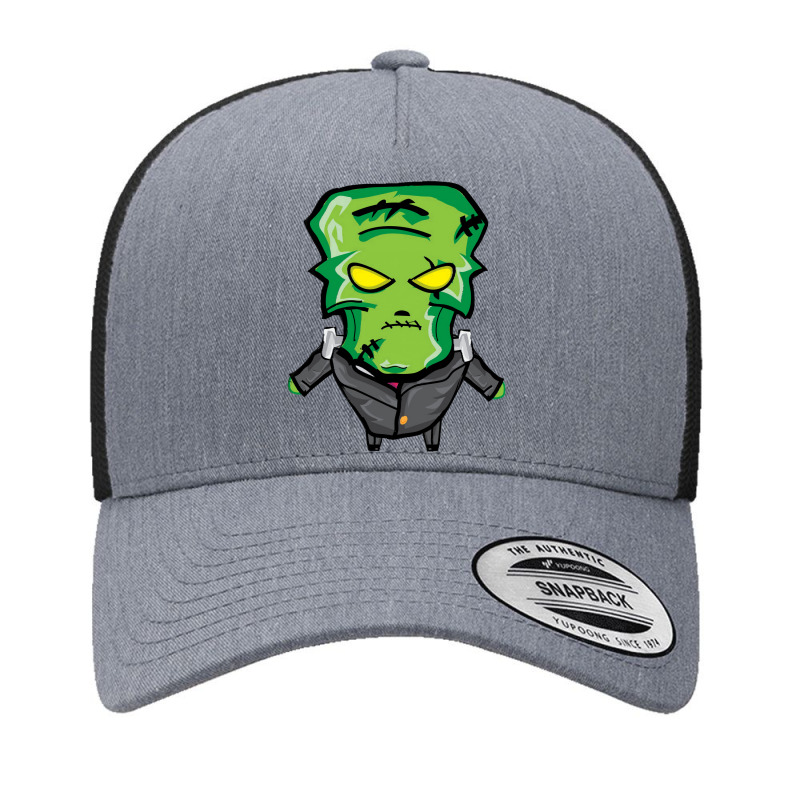 Funny Men Cartoon Green Character Men Women Yupoong Trucker Cap by MarinaArtists | Artistshot