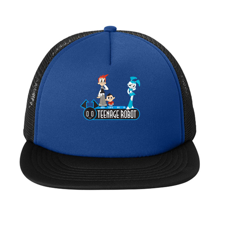 My Life As A Teenage Robot Brad, Tuck And Jenny T Shirt Foam Snapback hat by hutchisongruda | Artistshot