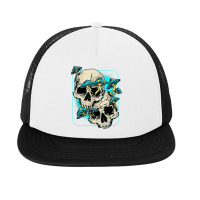 Skull Morel Mushrooms Mycologist Shirt Goth Mushroom Art T Shirt Foam Snapback Hat | Artistshot