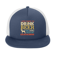 Black And Tan Coonhound Dad Drink Beer Hang With Dog Funny Foam Snapback Hat | Artistshot