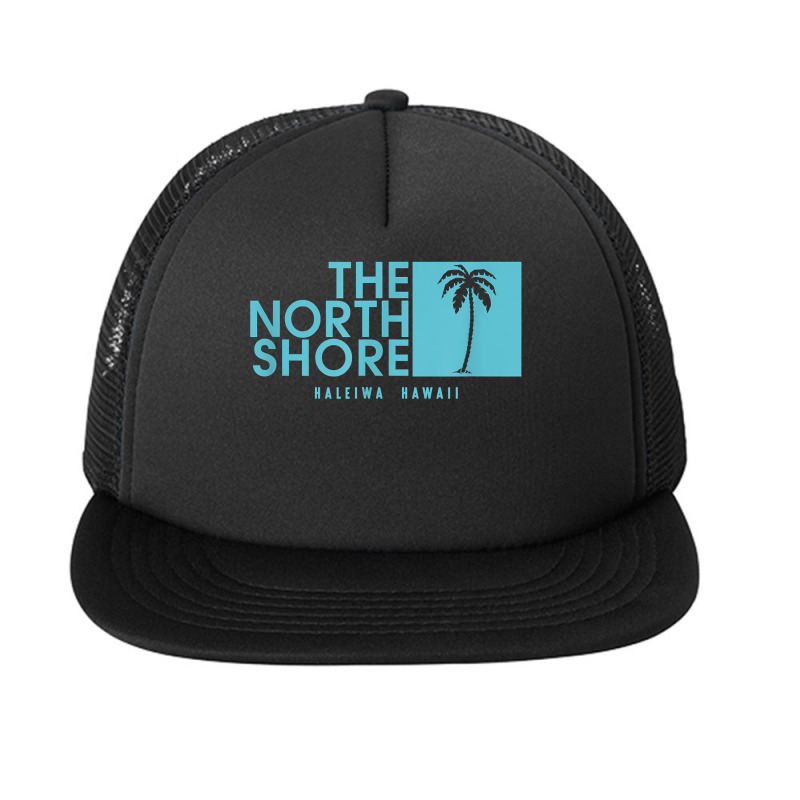 The North Shore Hawaii Palm Tree T Shirt Foam Snapback Hat | Artistshot