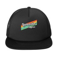 Lancaster California Retro Vintage T Shirt Foam Snapback Hat | Artistshot