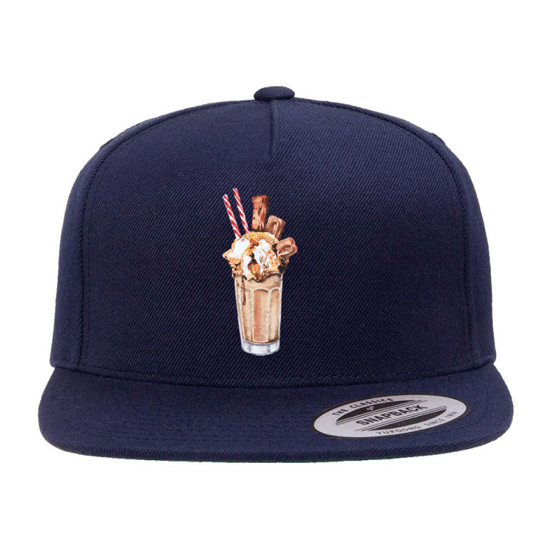 Chocolate Peanut Butter Milkshake T  Shirt Peanut Butter Milkshake Wit 5 panel snapback cap by salesmanhuh | Artistshot