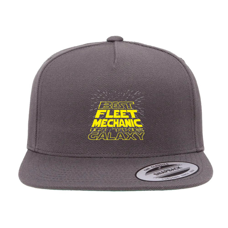 Mechanic Fleet Mechanic Funny Cool Galaxy Job 5 Panel Snapback Cap | Artistshot