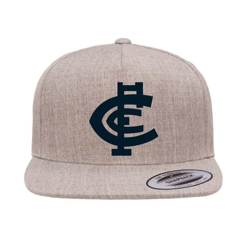 Carlton Fc 5 Panel Snapback Cap | Artistshot