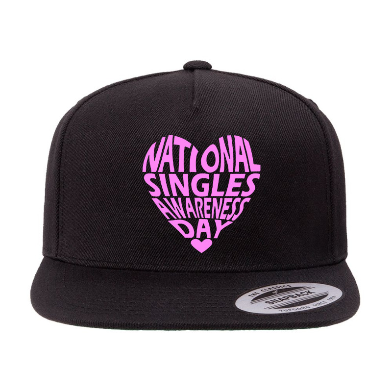 National Singles Day 5 panel snapback cap by zivanara | Artistshot